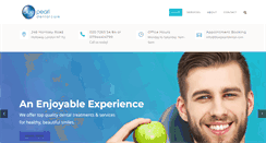 Desktop Screenshot of bluepearldental.com